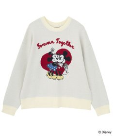 Green Parks ミッキー＆フレンズ／ジャガードニットプルオーバー