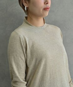 muuc 〈洗えるニット〉〈肌に優しいニット〉〈コットン＆カシミヤ〉〈通年着られるニット〉14Gハイゲージニットプルオーバー