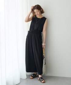 YECCA VECCA 【接触冷感】カットノースリーブワンピース
