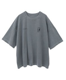 AMERICAN HOLIC 【WEB限定】ピグメント5分袖ロゴプルオーバー