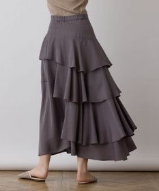 GRACE CONTINENTAL イレヘムサテンスカート