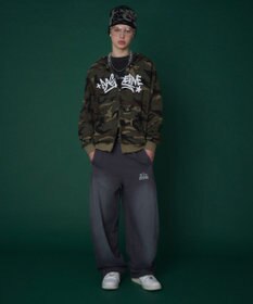 WEGO 【ユニセックス着用ITEM/ウエストゴム】ロゴスウェットパンツ