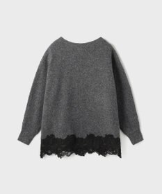 GRACE CONTINENTAL レースドルマンニットトップ