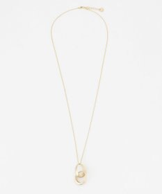 J.PRESS LADIES ダブルドロップ ネックレス