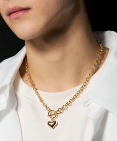 WEGO Mぷっくりモチーフネックレス