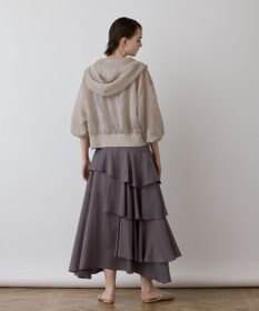 GRACE CONTINENTAL イレヘムサテンスカート