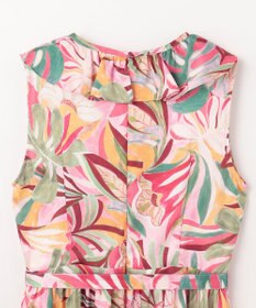 GRACE CONTINENTAL リーフプリントワンピース