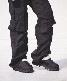 STEVE MADDEN FIRE PLACE 厚底キルティングファーシューズ