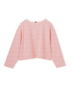 UNFILO L ハイツイストスムース バックZIP ボーダートップス