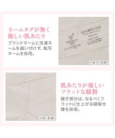 BRADELIS New York 【BRADELIS NewYork peace】すっぽりフィット綿混一分丈ショーツ25 深め 伸縮性抜群 ボーイレッグ