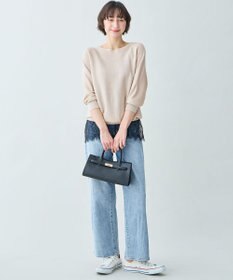 ANY アクリルガーターニット