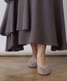 GRACE CONTINENTAL イレヘムサテンスカート