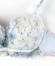 WACOAL ブラジャー 【リボンブラ 胸もとフィットながもち】 きれいな谷間をメイク 動いても谷間をキープ Gカップまで対応 大きいサイズ レディース BXB490 /ワコール