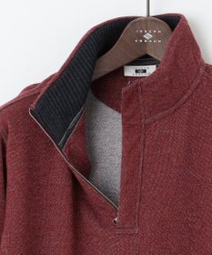 JOSEPH ABBOUD 【オーガニックコットン】ビンテージインレー　ハイネックプルオーバー