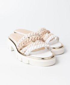 BONTRE 【LucaGrossi/ルカグロッシ】編み込みベルトサンダル