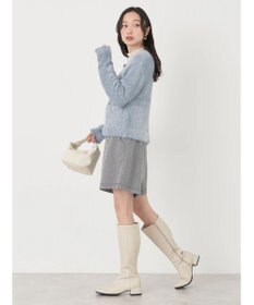 earth music&ecology キラキラシャギーカーディガン