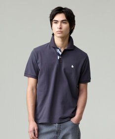 J.PRESS MEN 気品と愛嬌のバランスが抜群！【J.PRESS人気NO1ポロシャツ】 バックブルカノコレジメン ポロシャツ