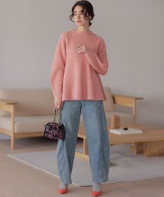 組曲 L 【加藤ローサさん着用】ライトデニムカーブパンツ