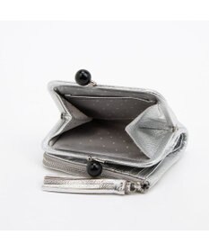 UNBILLION ペルケ perche / カード入れ14か所の収納力とかわいさを兼ね備えた二つ折り財布 サクラ・スタッズ・アクリル玉がま口2つ折り財布