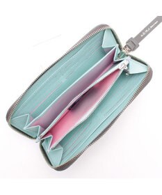 A.D.M.J. 【牛革】モーツァルト クリスタルソーイング ラウンドウォレット