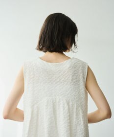 #Newans 【金子綾さんインスタライブご紹介アイテム】（セットアップ可能）ふくれジャガード ペプラムブラウス