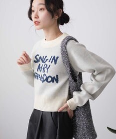 WEGO ジャガードショートニットプルオーバー