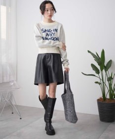 WEGO ジャガードショートニットプルオーバー