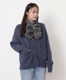 MOONBAT 【新色追加】PAUL & JOE ACCESSOIRES フェイクファーリボンマフラー