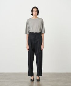 ATON COMPACT WOOL | テーパードタッグパンツ