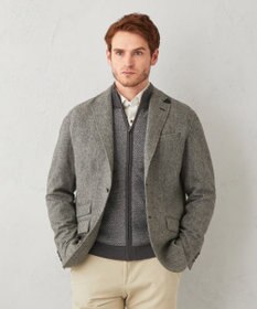 JOSEPH ABBOUD 【リラックスサイズ】ラムウールツィード ジャケット