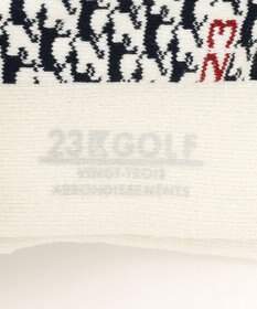23区GOLF 【MEN】ハンタードッグ柄ソックス