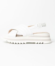 BONTRE 【LucaGrossi/ルカグロッシ】厚底クロスベルトストラップサンダル