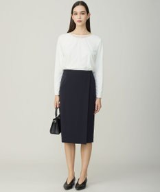 ICB L イージージョーゼット シアーレイヤードカットソー