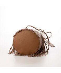 INTER-CHAUSSURES 【MARCO MASI】レザーフリンジ巾着バッグ