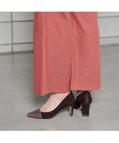 MODE ET JACOMO <MODE ET JACOMO>異素材コンビポインテッドトゥパンプス