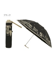 MOONBAT DAKS(ダックス) 晴雨兼用日傘 折りたたみ傘 街並み フワクール生地使用