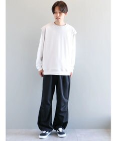 CRAFT STANDARD BOUTIQUE 梨地カットベスト＋Ｌ／Ｓ　ＴＥＥーＳＥＴ