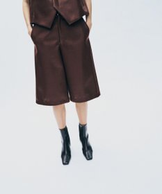 uncrave フェイクレザー バミューダパンツ