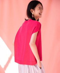 組曲 L 【洗える・型崩れしにくい】CHAI ニットTシャツ