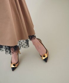 GRACE CONTINENTAL ジップディテールワンピース