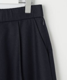 自由区 【洗える】ウォッシャブルウールサキソニーキュロット パンツ