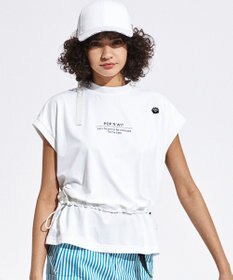 PW CIRCULUS 【UVカット / 吸水速乾 / 伸縮性抜群】【WOMEN】ウエスト切り替えモック T