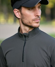 ZERO HALLIBURTON 【ストレッチ・UVカット】 Octa ハイブリッド ハーフジップモックネックトップス ZHG-M5A8 85125