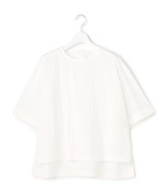 23区 【先行予約/SLOW/一部店舗限定】コットンナイロンタイプライター T ブラウス