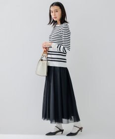 23区 L 【WEB限定/洗える】エアリーチュール スカート