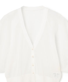 GRACE CONTINENTAL ラメシアードルマンニットカーディガン