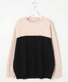 自由区 【カタログ掲載・セットアップ対応・洗える】スムージーブロッキング ニット