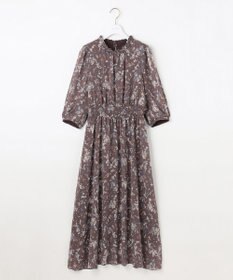 ANY SIS 【洗える】ニュアンスプリント ワンピース