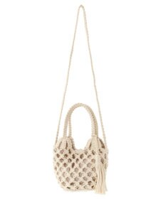 CRAFT STANDARD BOUTIQUE 別注/maison vert マクラメ手編みショルダーバッグ