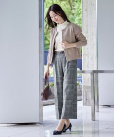 Tiaclasse L 【洗える】ダブルジップリブ編みカーディガン